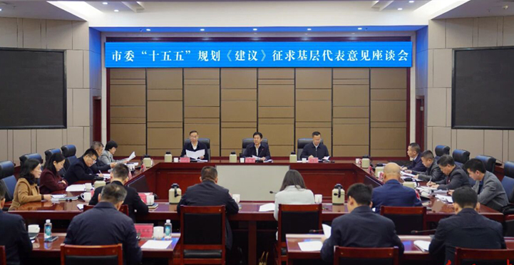 李挚主持召开市委“十五五”规划《建议》征求基层代表意见座谈会